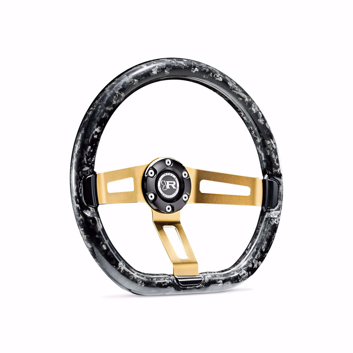 Carbon Fiber Steering Wheel Invadr - 6-Bolt by Ring Brothers