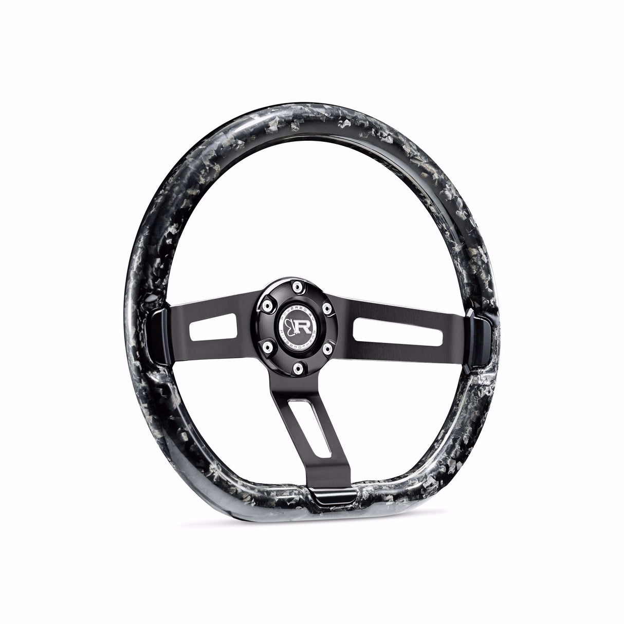 Carbon Fiber Steering Wheel Invadr - 6-Bolt by Ring Brothers