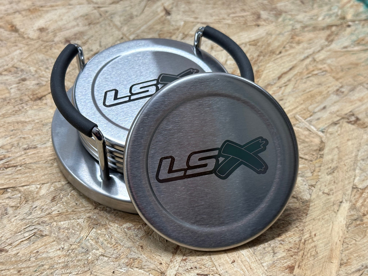 LSX Coaster Set - Stainless Steel