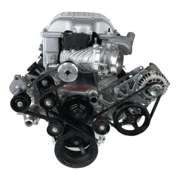 Hellcat Supercharger to LS Rectangle Port Head Adapter Kit LS3