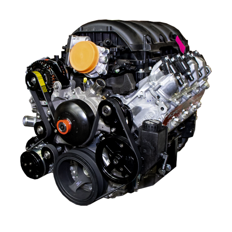 L8T Billet Accessory Drive by Drive Junky - L87 L84 Gen V LT Serpentine Power Steering