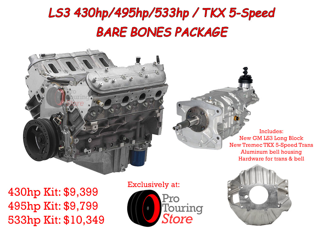 NEW- GM LS3 TKX 5-Speed Manual BARE BONES Package
