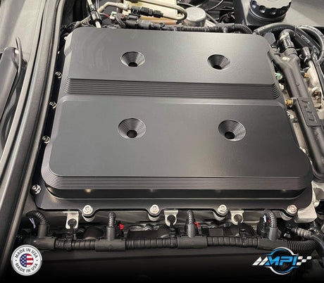 MPI Billet LT4 Supercharger Lid - Cover - Machined Aluminum