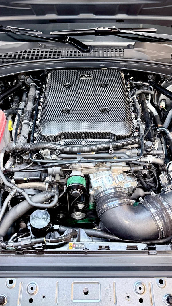 Carbon Fiber LT4 Supercharger Lid - Blower - Camaro ZL1 - CTS-V - Corvette Z06