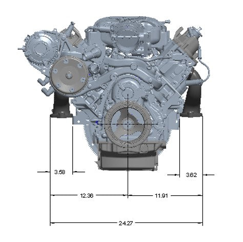 Hooker Downward Exit LT Swap Exhaust Manifolds Gen V Block Hugger