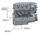 Hooker Downward Exit LT Swap Exhaust Manifolds Gen V Block Hugger