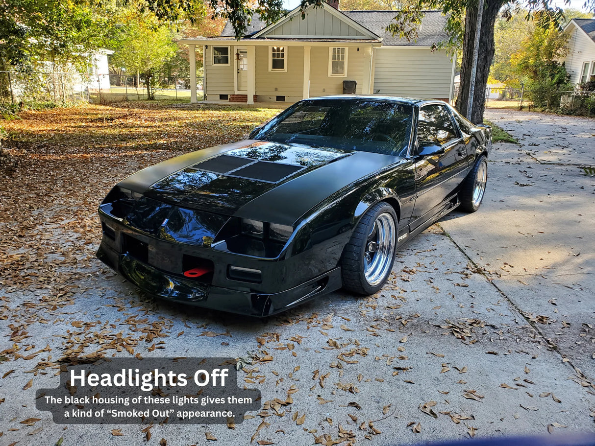 1982-1992 Camaro LED Headlight Kit w/ Built in Parking/Turn Signal Lights DRL