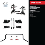 QA1 Level 1 Full Vehicle Handling Kit, 99-06 Silverado/Sierra 1500 2WD HK01-GMT05 / 06