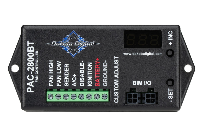 Electric Fan Controller by Dakota Digital - 70 Amp - Bluetooth PAC-2800BT