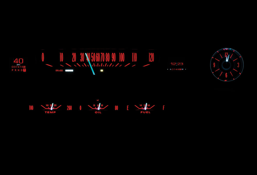 Dakota Digital RTX Gauges for 1959 Cadillac - Retro RTX-59C-CAD-X