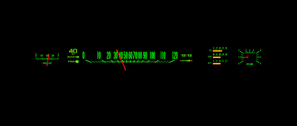 Dakota Digital RTX Gauges for 1969-1970 Chevy Caprice & Impala RTX-69C-IMP-X