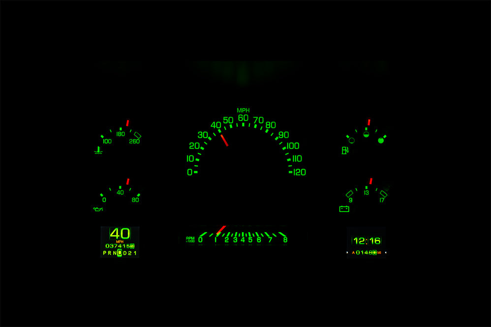 Dakota Digital RTX Gauges for 1988-1991 Chevy Pickup RTX-88C-PU-X GMC OBS GMT400