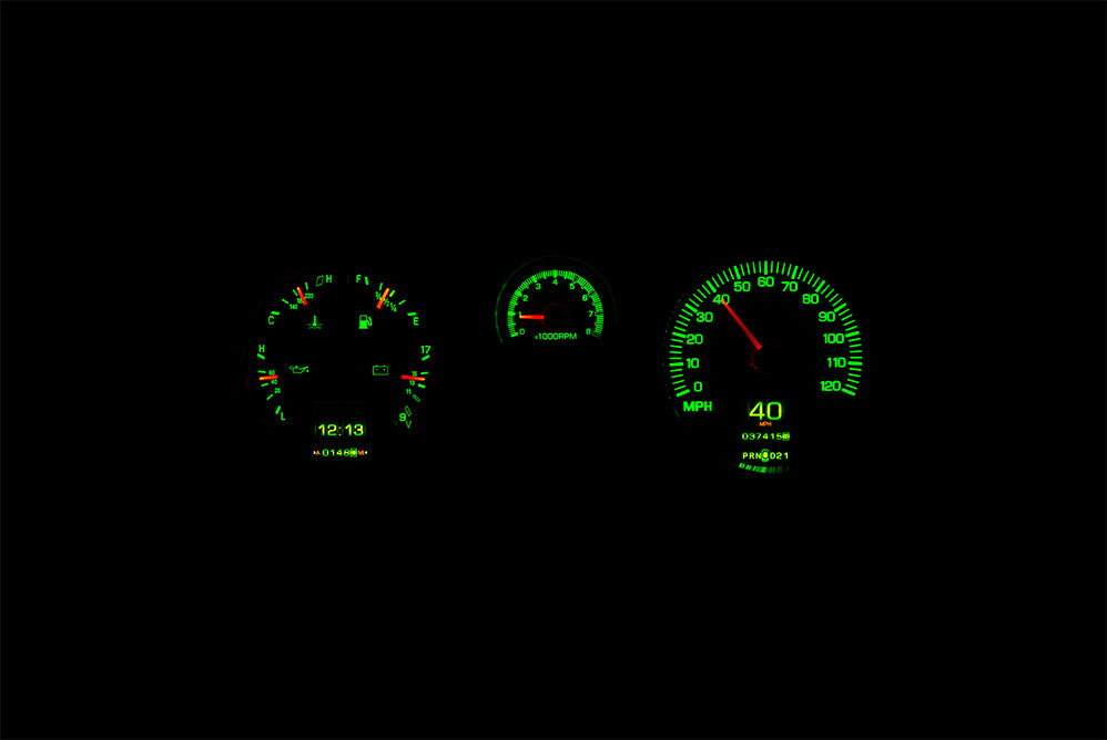 1980-1990 Toyota FJ 60 RTX Gauges by Dakota Digital - RTX-80T-FJ-X RTX-88T-FJ-X