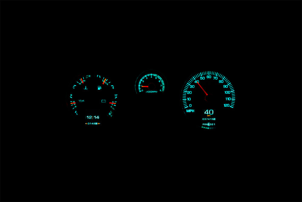 1980-1990 Toyota FJ 60 RTX Gauges by Dakota Digital - RTX-80T-FJ-X RTX-88T-FJ-X