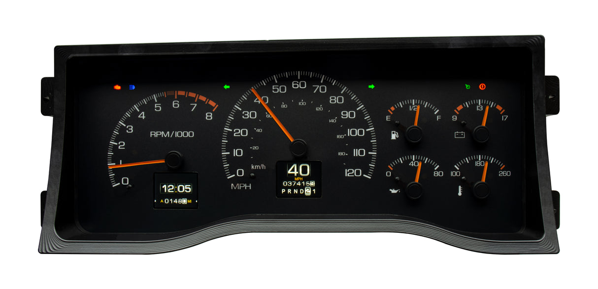 Dakota Digital RTX Gauges for 1995-1998 Chevy Pickup RTX-95C-PU-X GMC OBS GMT400