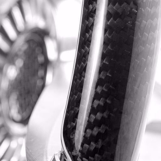 Carbon Fiber & Billet Steering Wheel - Patriarc - by Ring Brothers