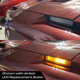 1982-1990 Firebird/Trans Am CLEAR Front Turn Signals (Turn Signal Housings Only)