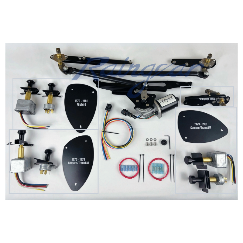 Raingear Hidden Wiper System 1970-1981 Camaro