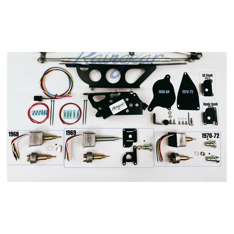 Raingear Hidden Wiper System 1968-1969 Chevelle Malibu