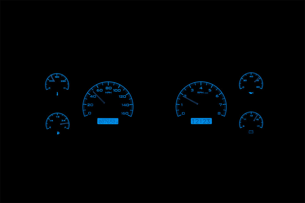 Dakota Digital VHX Gauges for 1982-85 Chevy S10 GMC S15 Pickup - VHX-82C-S10