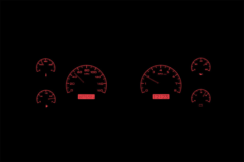 Dakota Digital VHX Gauges for 1982-85 Chevy S10 GMC S15 Pickup - VHX-82C-S10