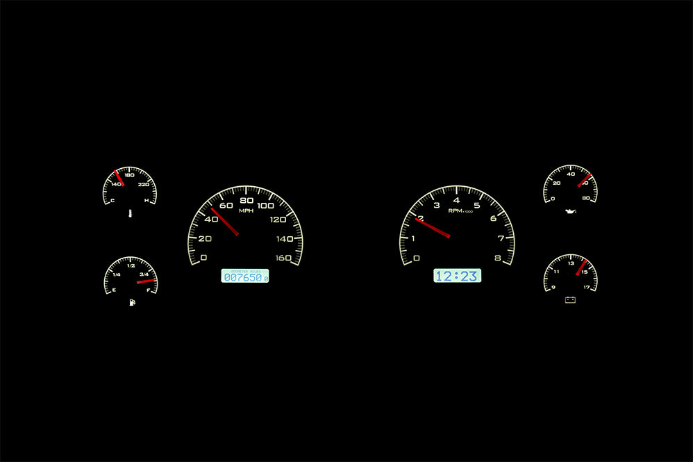 Dakota Digital VHX Gauges for 1982-85 Chevy S10 GMC S15 Pickup - VHX-82C-S10