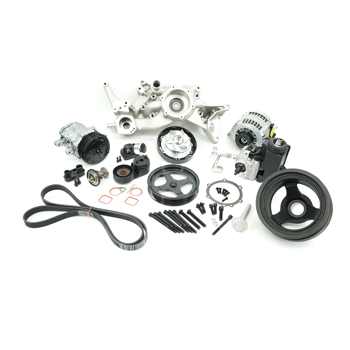 BTR Hyperdrive LS Accessory Drive - LS1 LS2 LS3 LS6 LS Serpentine Mid Mount