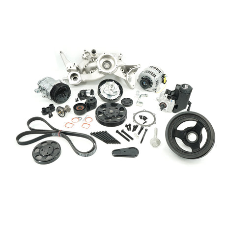 BTR Hyperdrive LS Accessory Drive - LS1 LS2 LS3 LS6 LS Serpentine Mid Mount