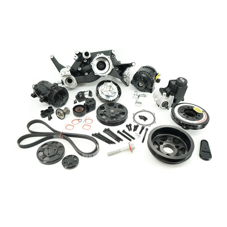 BTR Hyperdrive LS Accessory Drive - LS1 LS2 LS3 LS6 LS Serpentine Mid Mount