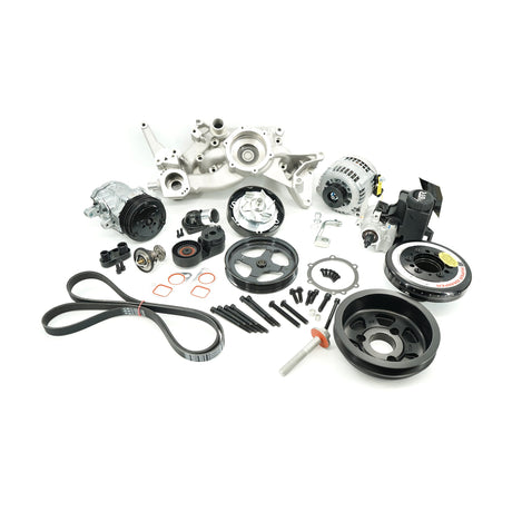 BTR Hyperdrive LS Accessory Drive - LS1 LS2 LS3 LS6 LS Serpentine Mid Mount