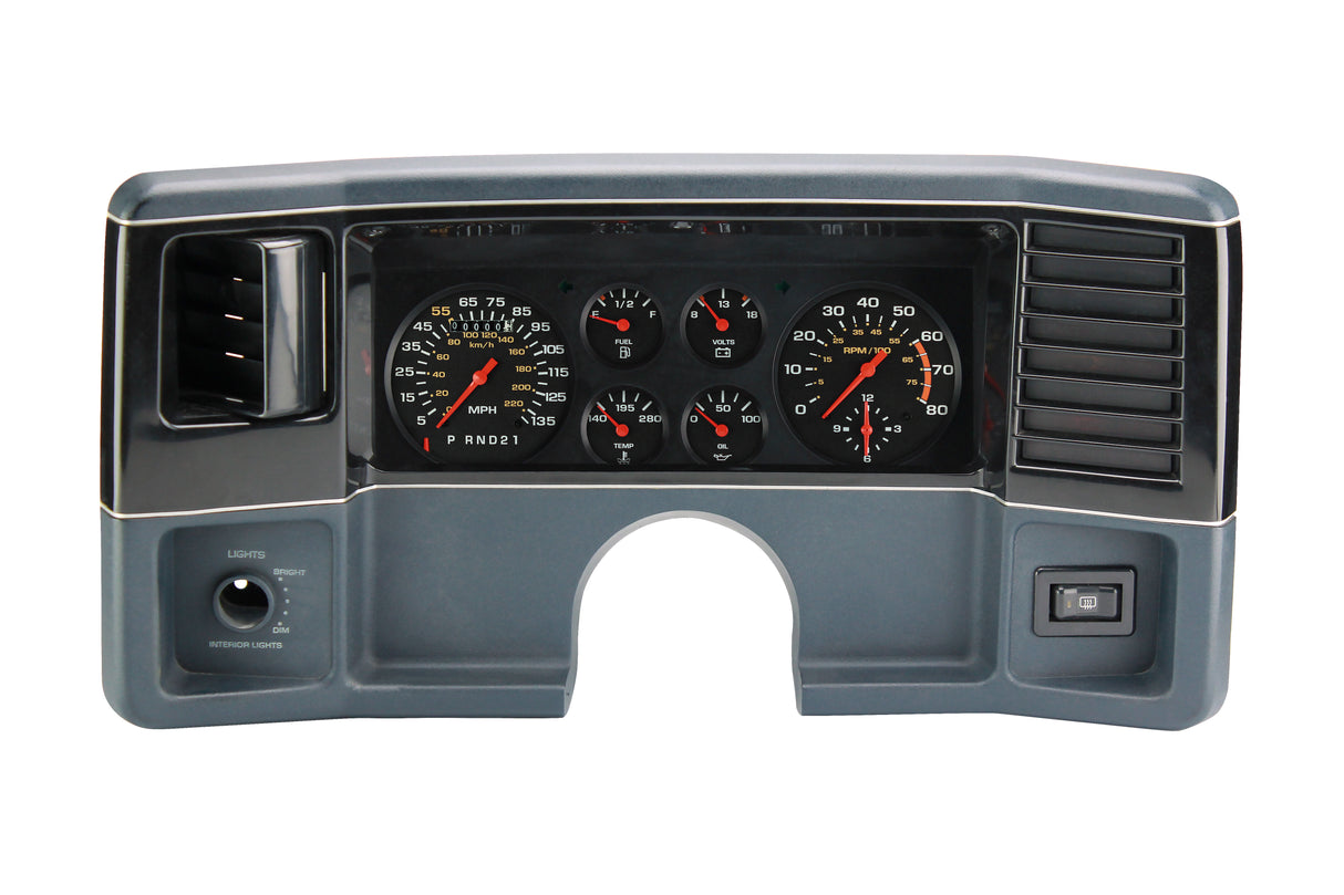 Chevy G-Body Direct Fit Gauge Package without Overdrive Gear Indicator | Classic Instruments