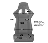 Corbeau Evolution X Seat - Fixed Back