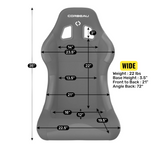 Corbeau Forza Seat - Fixed Back