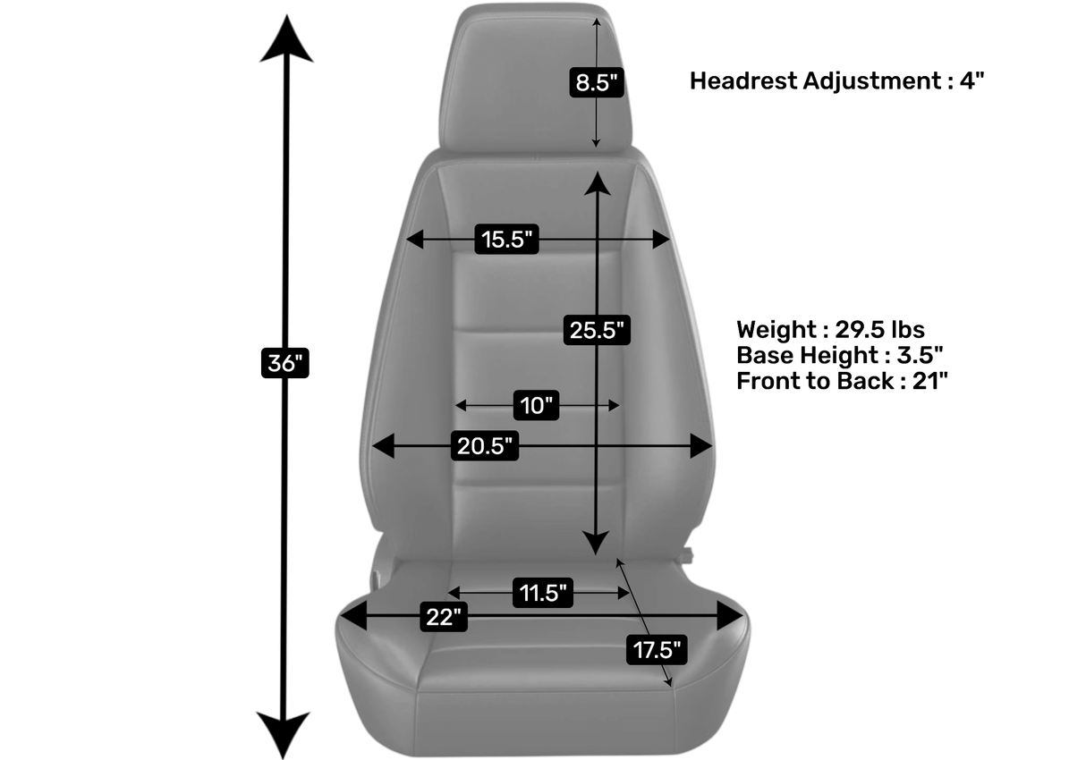 Corbeau Sport Seat - Reclining