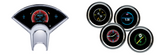 Dakota Digital Grafix Gauges for 55 Chevy Car - Bel Air GRFX-55C