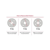 Zinc-Coated Steel 5-Lug Wheel Spacers 1/8" Thick - By Baer Brakes