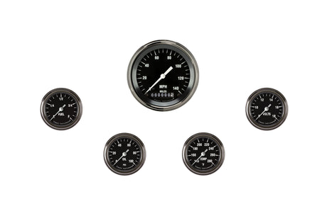Classic Instruments Hot Rod Five Gauge Set 100 | Classic Instruments