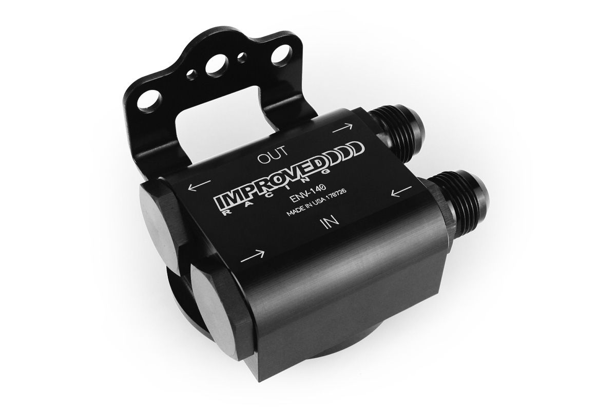Remote Oil Filter Mount by Improved Racing - ENV-140