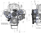 Holley Gen 3 Hemi Accessory Drive System Mid Mount VVT