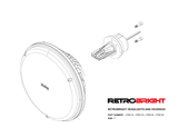 Holley RetroBright LED Headlights - 7" Round - Classic