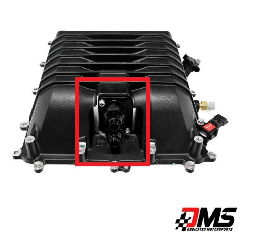 ZL1 LSA Intercooler Manifold Fitting - 12AN Ports - Black