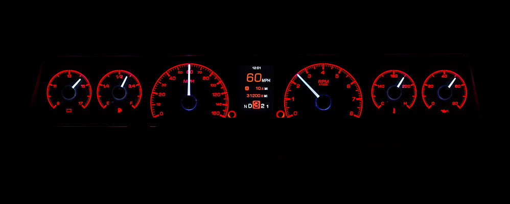 Dakota Digital HDX Gauges for 1966- 67 Chevy Nova