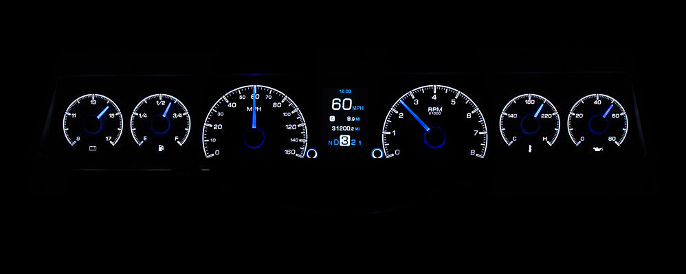 Dakota Digital HDX Gauges for 1966- 67 Chevy Nova