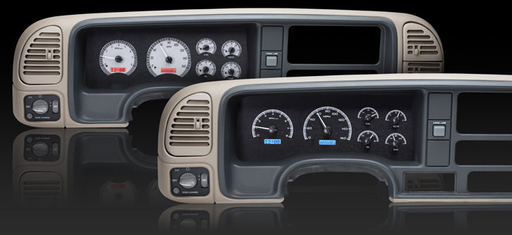 Dakota Digital VHX Gauges for 1995- 98 Full-size, 1995- 00 SUV & HD Pickup Chevy/ GMC - VHX-95C-PU