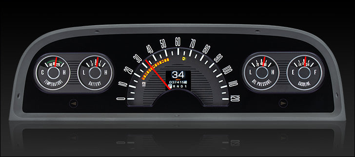 Dakota Digital RTX Gauges for 1960- 63 Chevy Pickup - RTX-60C-PU-X