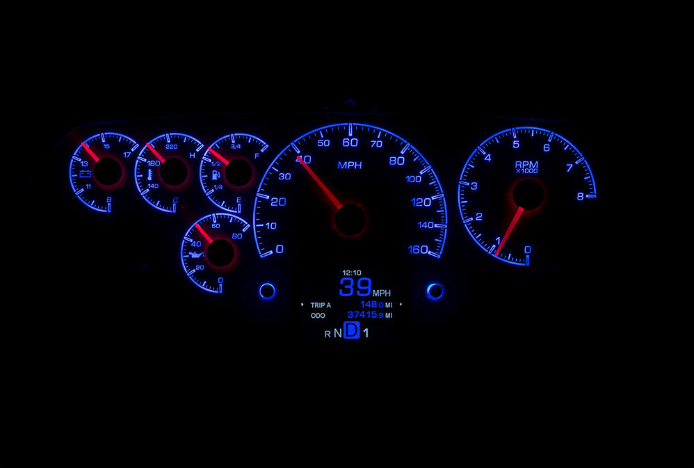 Dakota Digital HDX Gauges for 1955- 59 Chevy Pickup - HDX-55C-PU