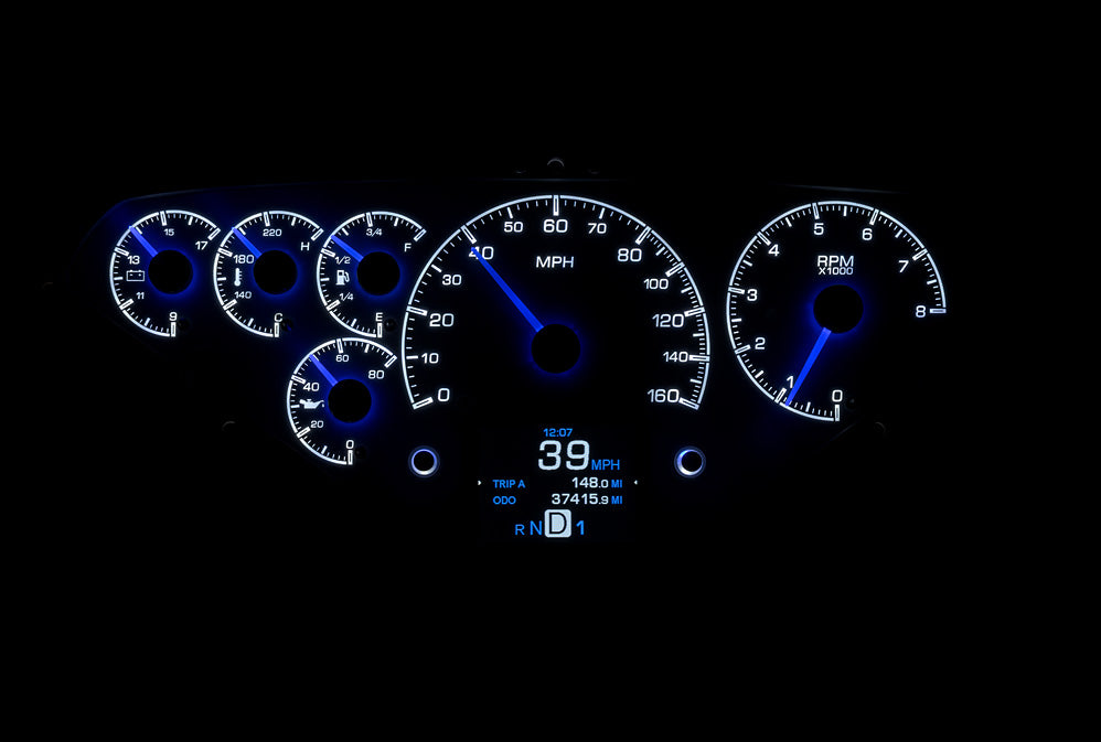 Dakota Digital HDX Gauges for 1955- 59 Chevy Pickup - HDX-55C-PU