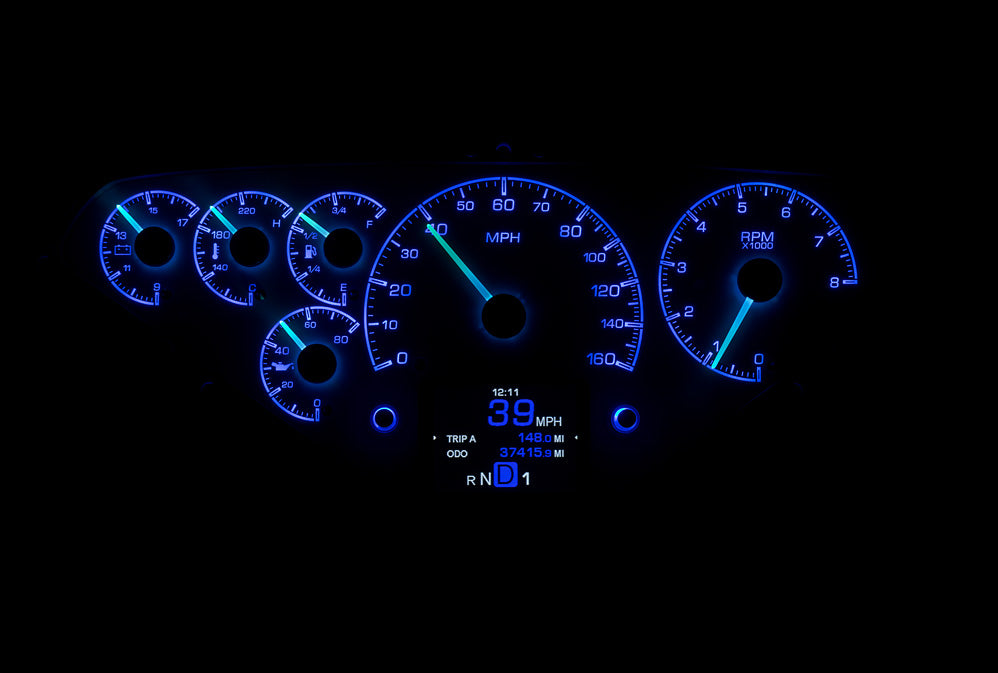 Dakota Digital HDX Gauges for 1955- 59 Chevy Pickup - HDX-55C-PU