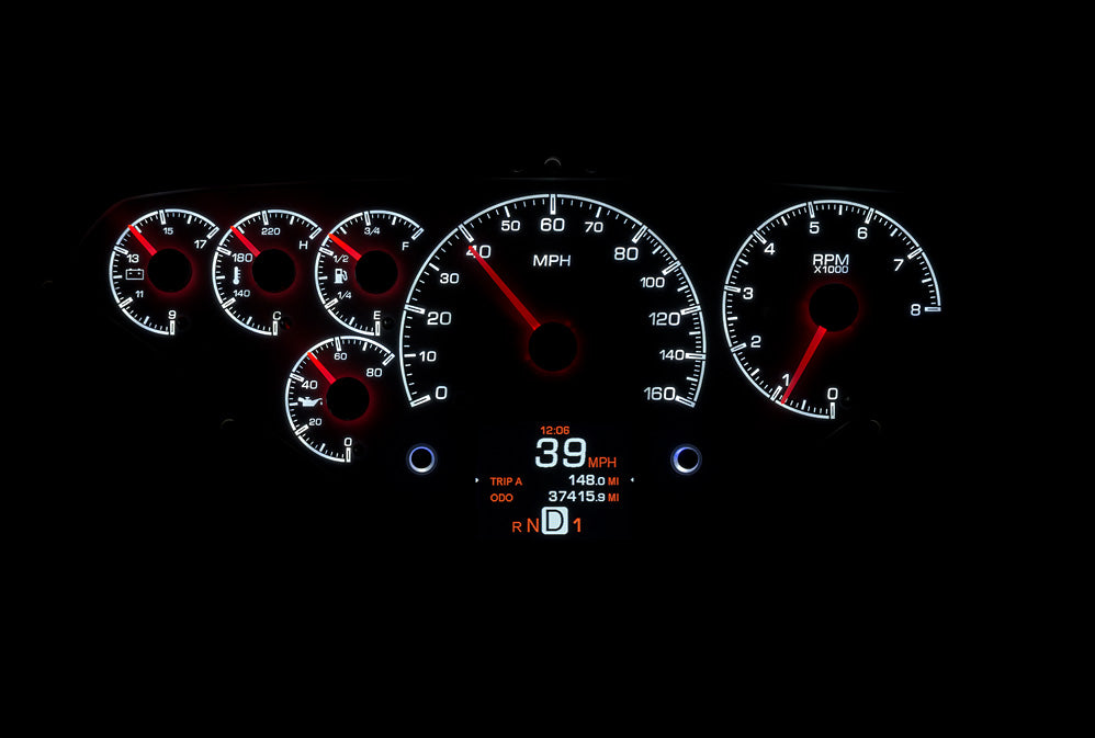 Dakota Digital HDX Gauges for 1955- 59 Chevy Pickup - HDX-55C-PU