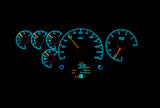 Dakota Digital HDX Gauges for 1955- 59 Chevy Pickup - HDX-55C-PU